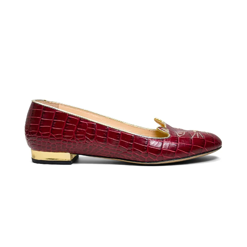 Charlotte Olympia 'Kitty' Flats - Women's 38.5