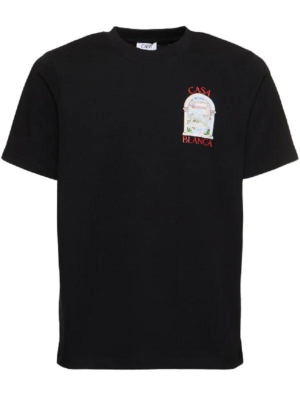 Casablanca Le Passage Printed T-Shirt in Black