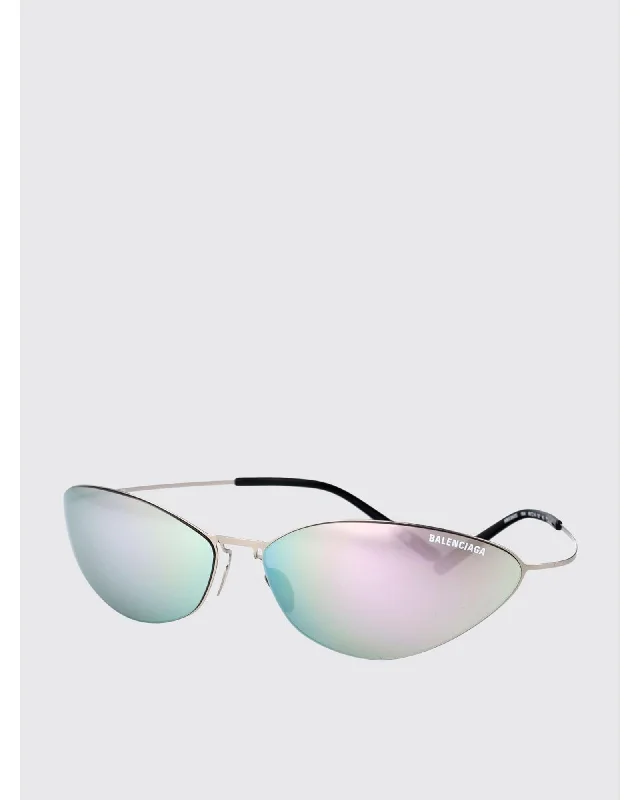 Balenciaga BB0350S 004 Cateye Sunglasses Women Silver