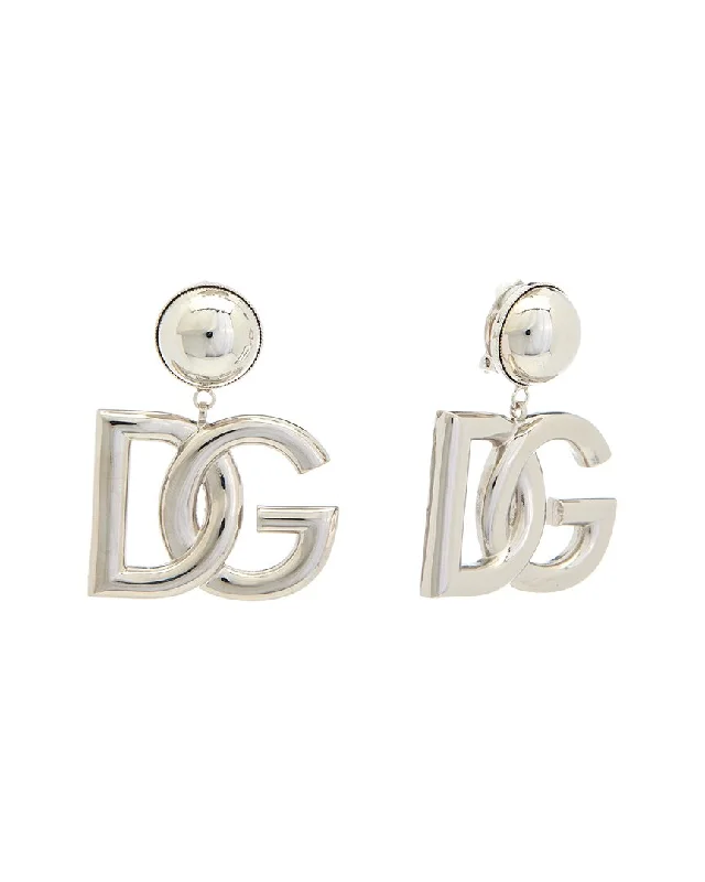 Dolce & Gabbana Logo Clip-On Earrings