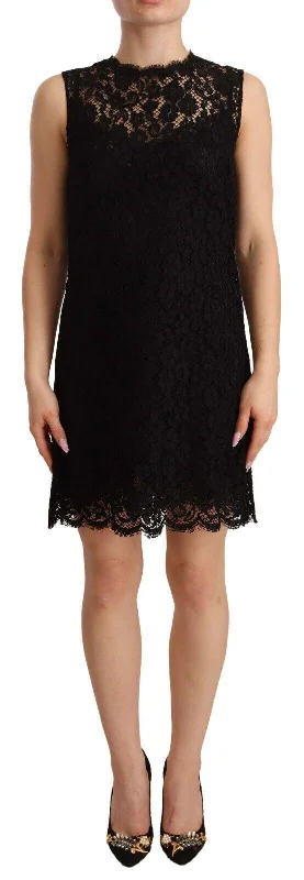 Dolce & Gabbana  Black Lace Mini Dress