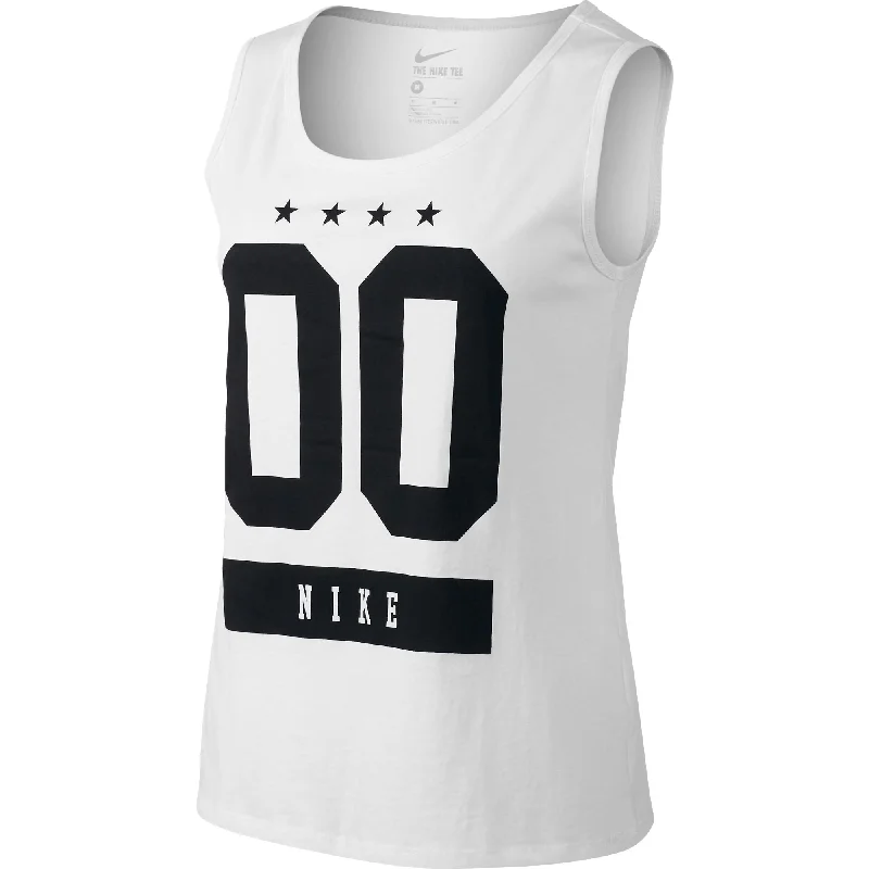 Nike Women's Star Tank Top White/Black