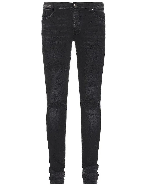 Amiri Slim Fit Thrasher Plus Aged Black Denim Jeans