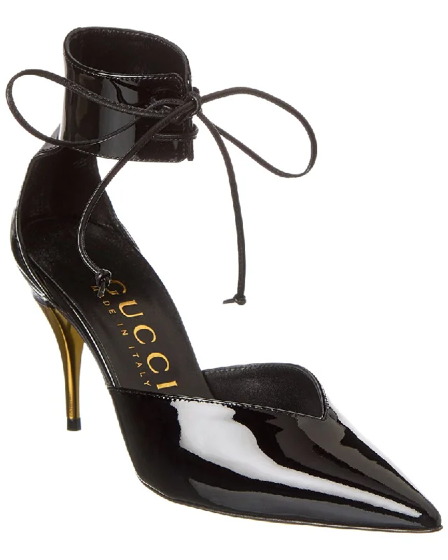 Gucci Gg Patent Pump