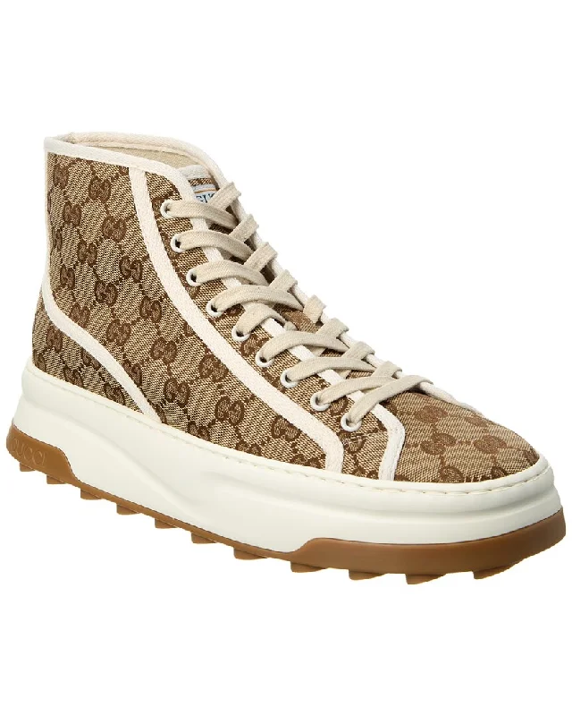 Gucci Gg Canvas High-Top Sneaker