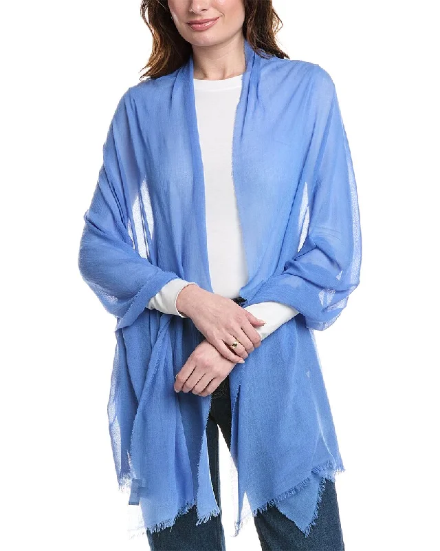 Bruno Magli Cashmere-Blend Crinkle Wrap