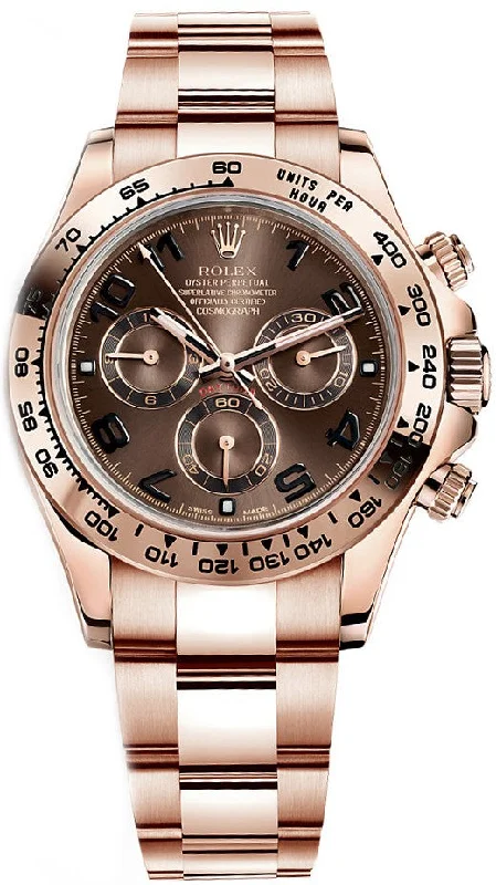 Rolex Cosmograph Daytona Chocolate Dial Men's Watch 116505-0004