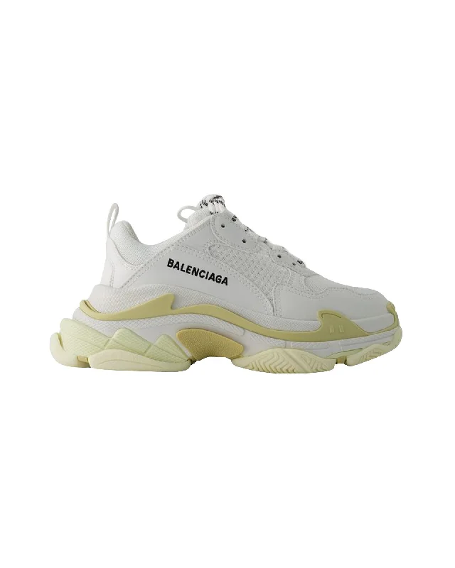 Balenciaga Triple S Sneakers Chunky Sole Women White