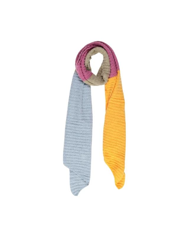 Pieces  Multicolor Striped Scarf