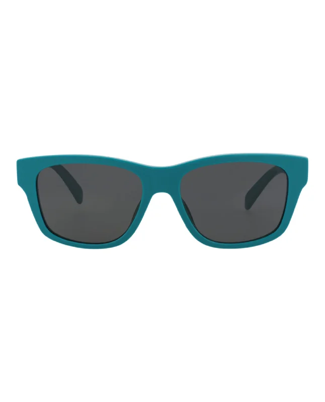 Celine Womens Square/Rectangle Turquoise Turquoise Smoke Fashion Designer Eyewear