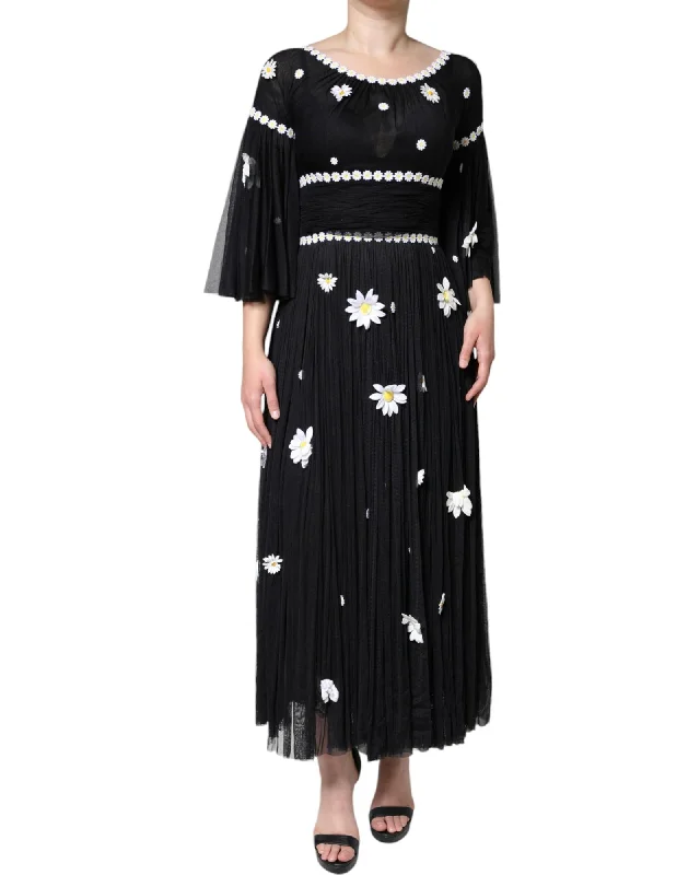 Dolce & Gabbana  Women's Daisy Floral Tulle Dress