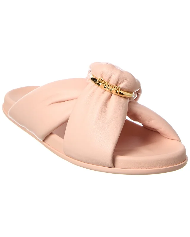 Fendi Feel Leather Sandal