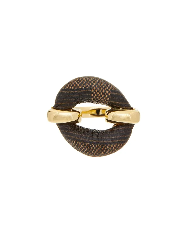 Fendi Filo Leather Ring