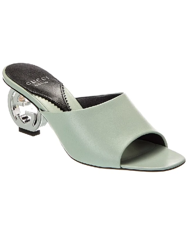 Gucci Interlocking G Leather Sandal