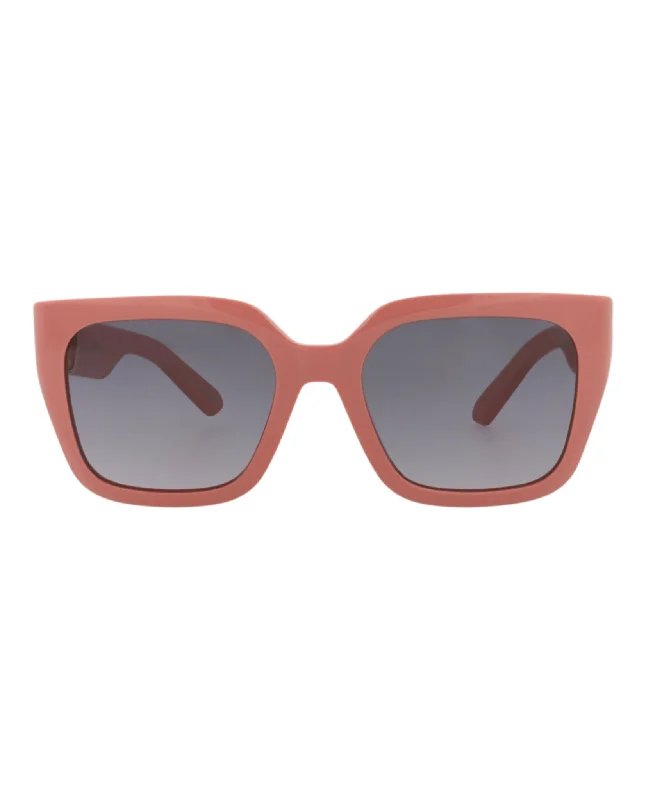 Dior Womens Square/Rectangle Pink Pink Smoke Fashion Designer Eyewear
