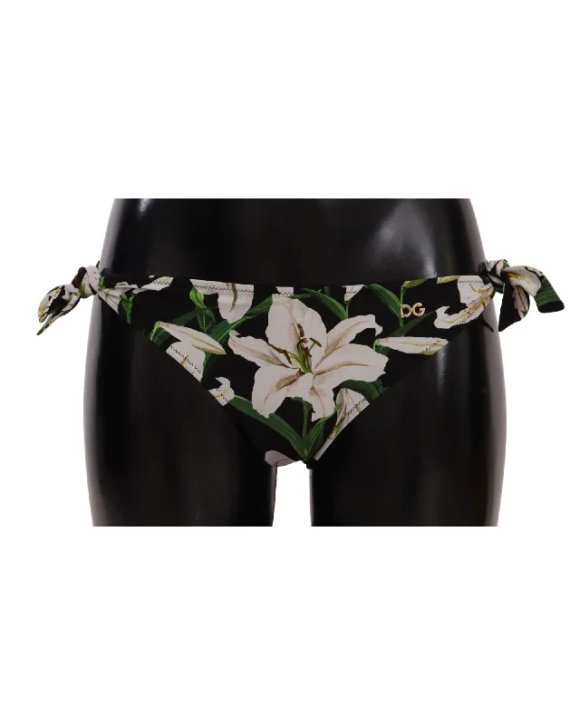 Dolce & Gabbana Dolce  Gabbana Bikini Bottoms Lily Print