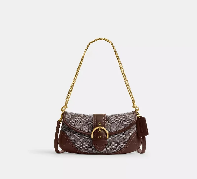 Coach Soho Bag 25 In Signature Jacquard Oak Maple 