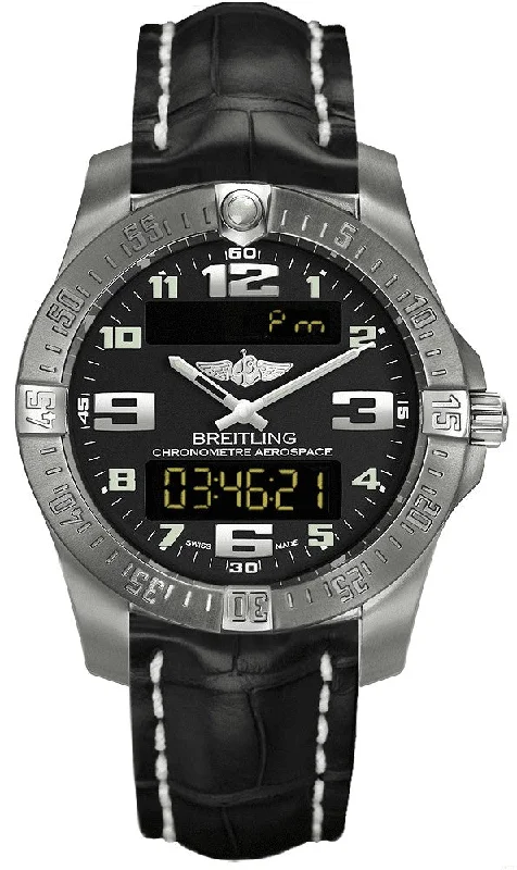Breitling Professional Aerospace Evo Black Dial Men's Watch E7936310/BC27-743P