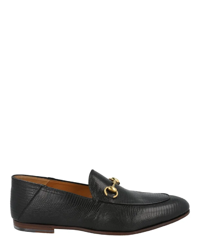 Gucci Mens Horsebit-Buckle Loafers