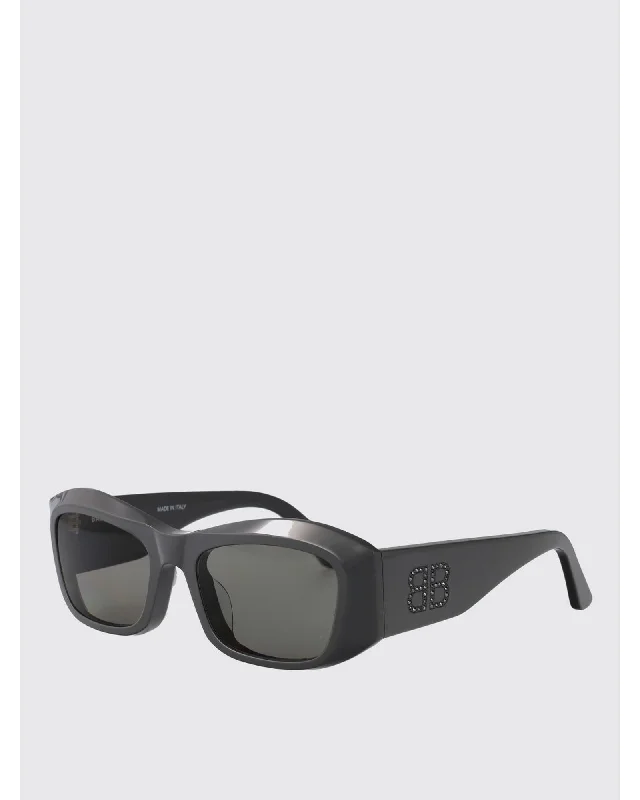 Balenciaga BB0397SA Sunglasses Rhinestone Women Grey