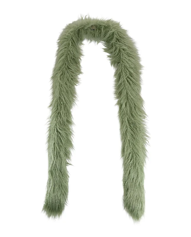 Gucci Womens Faux Fur Scarf
