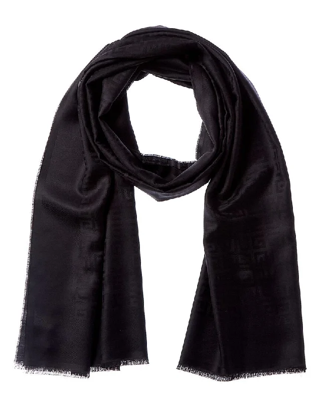 Givenchy Silk & Wool-Blend Scarf