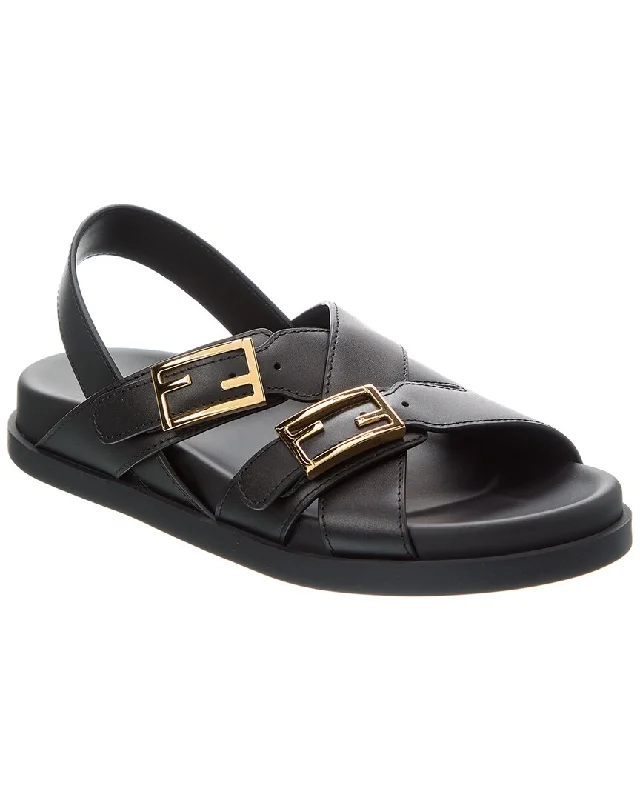 Fendi Feel Leather Sandal