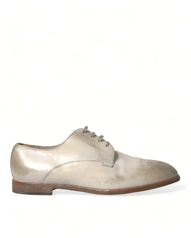 Dolce & Gabbana  Men's Lace-Up Leather Oxford Shoes