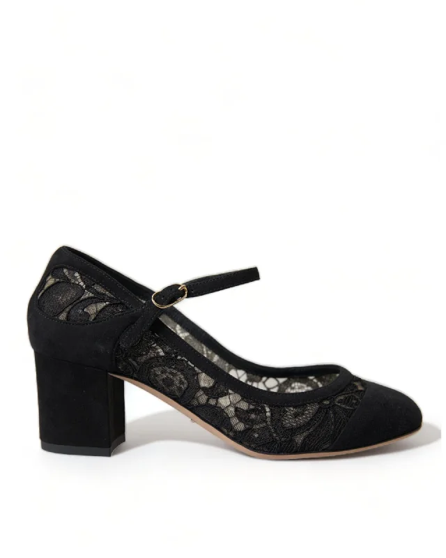 Dolce & Gabbana  Lace Pumps Black