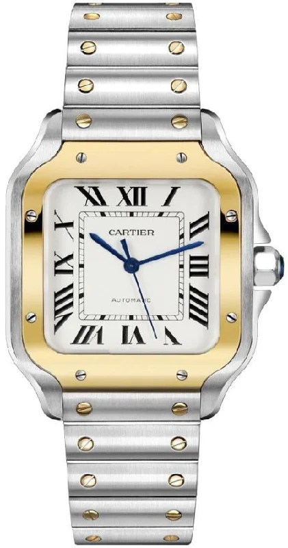 Cartier Santos De Cartier Medium Model Luxury Watch W2SA0016
