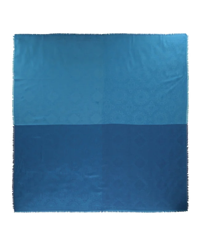 Givenchy Womens Patchwork Silk Blend Shawl