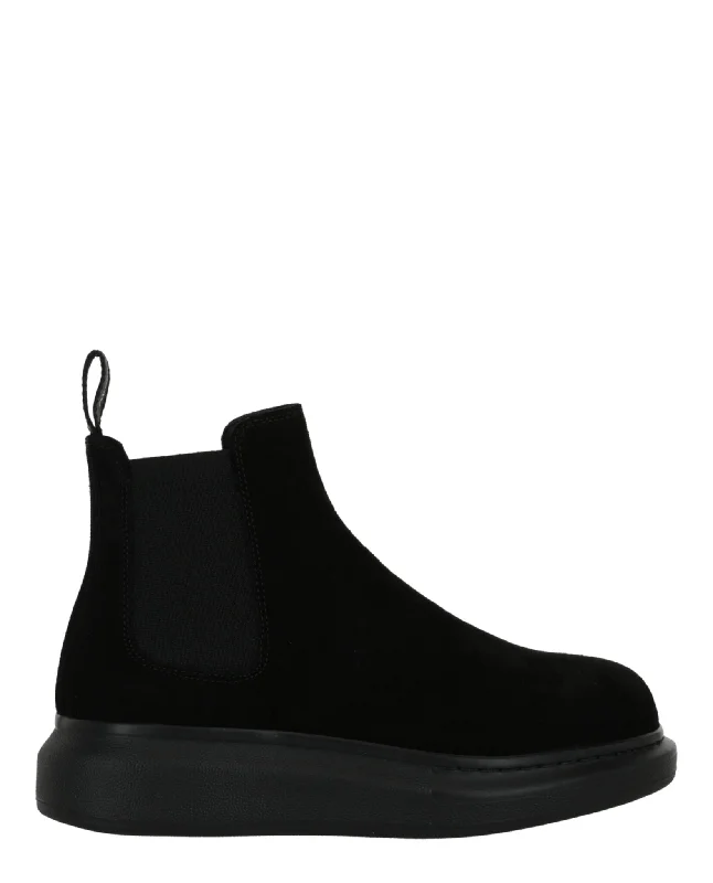 Alexander McQueen Womens Leather Chelsea Boot