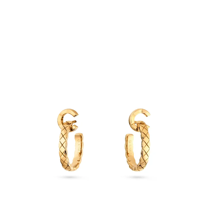 CHANEL Coco Hoop Earrings