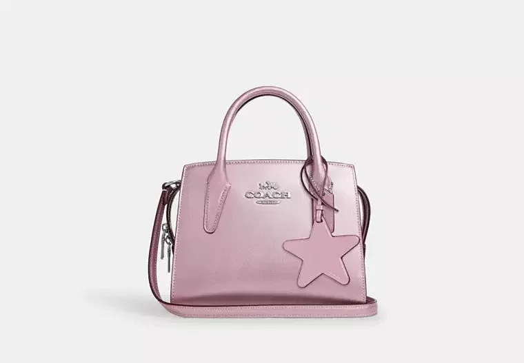 Coach Andrea Carryall Bag Metallic Pink 