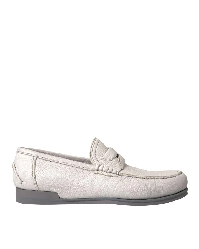 Dolce & Gabbana  Portofino Leather Loafers for Men
