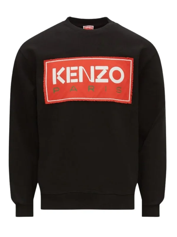 Kenzo Paris Blocked Logo Black Sweatshirt