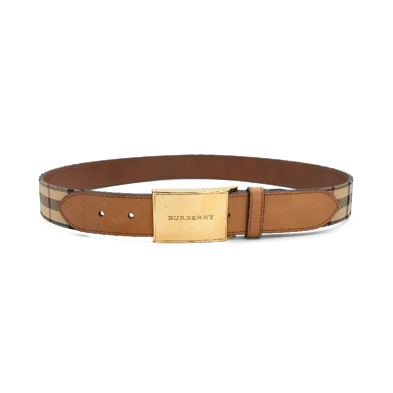 Burberry Novacheck Canvas Belt - 36/90