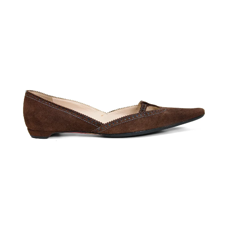 Christian Louboutin Mary Jane Flats - Women's 36.5