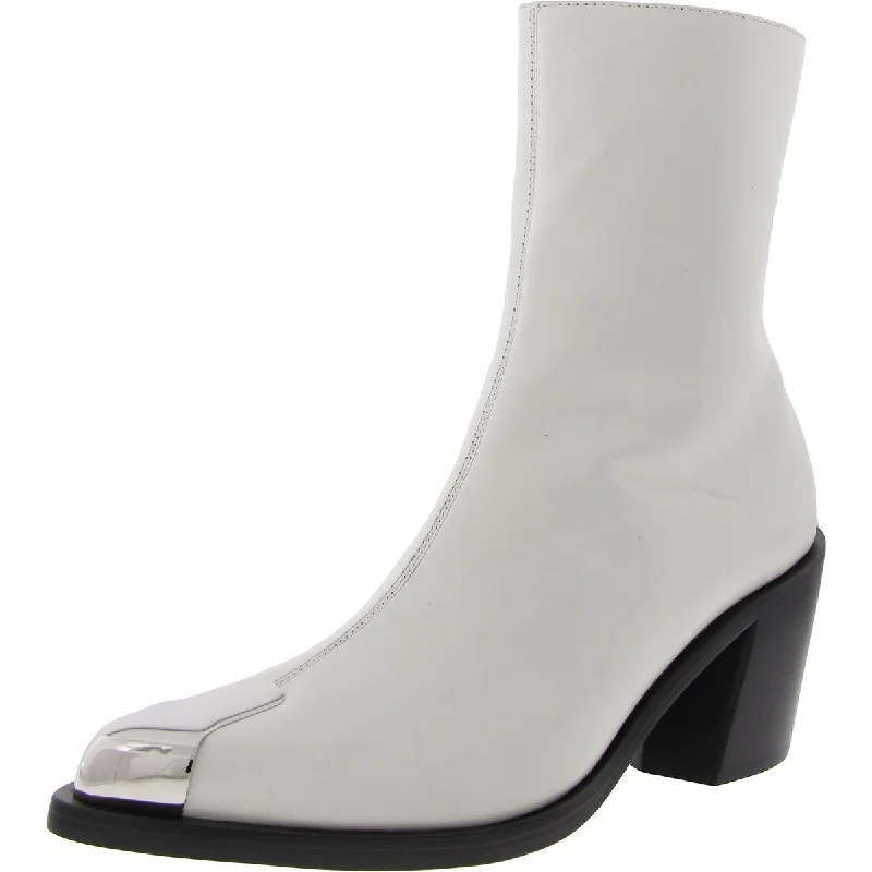 Womens Solid Mid-Calf Boots