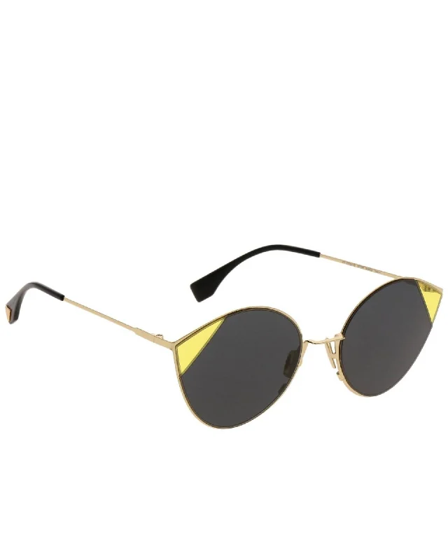 Fendi FF0341S Cat Eye Sunglasses Women Black