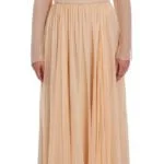 Dolce & Gabbana Silk Ball Gown Dress