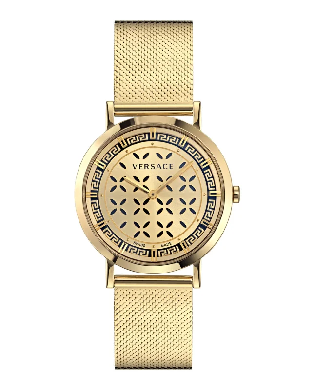 Versace Womens Versace New Generation Gold 36mm Bracelet Fashion Watch