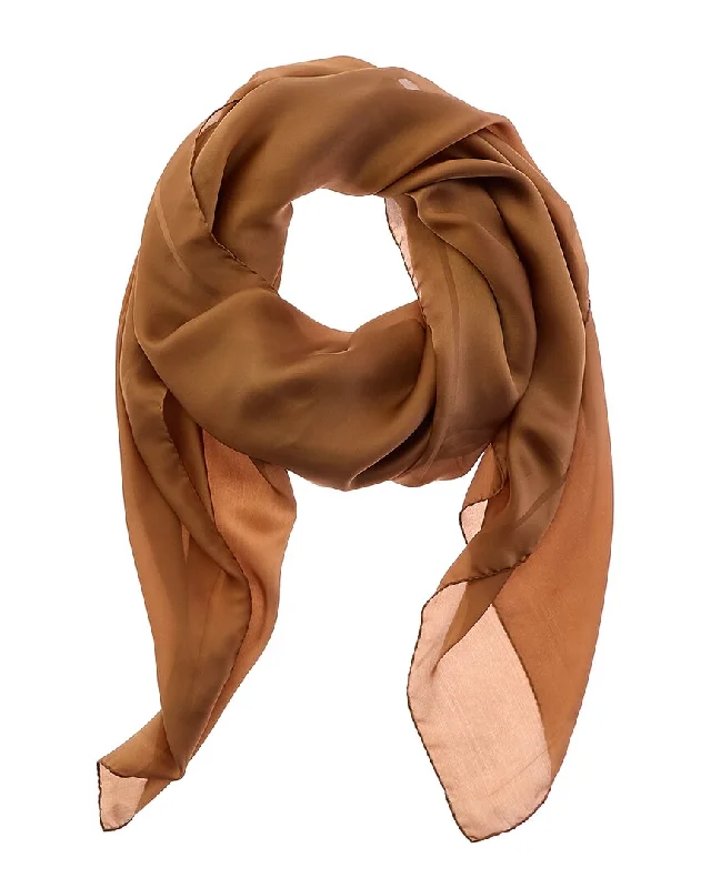 Saint Laurent Cassandre Silk Scarf
