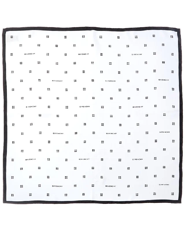 Givenchy 4G Plumetis Silk Scarf