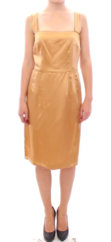 Dolce & Gabbana Silk Sheath Dress