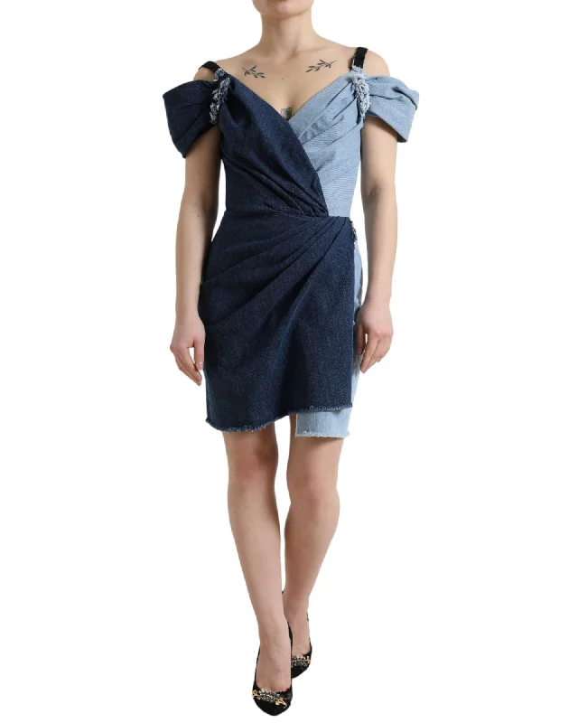 Dolce & Gabbana  Women's Denim Dress Blue