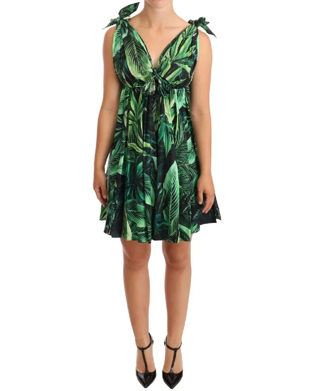 Dolce & Gabbana Dolce  Gabbana Mini Dress Tropical Print
