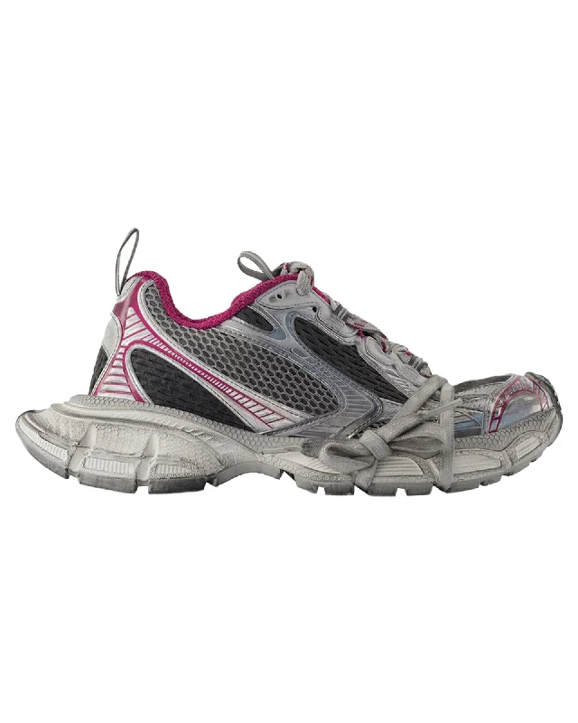 Balenciaga Speed Trainers Mesh Fabric Rubber Outsole Women Grey | Grey Sneakers