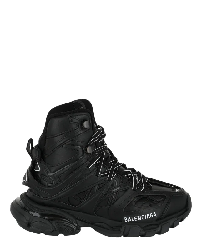 Balenciaga Womens Track Hike High-Top Sneakers