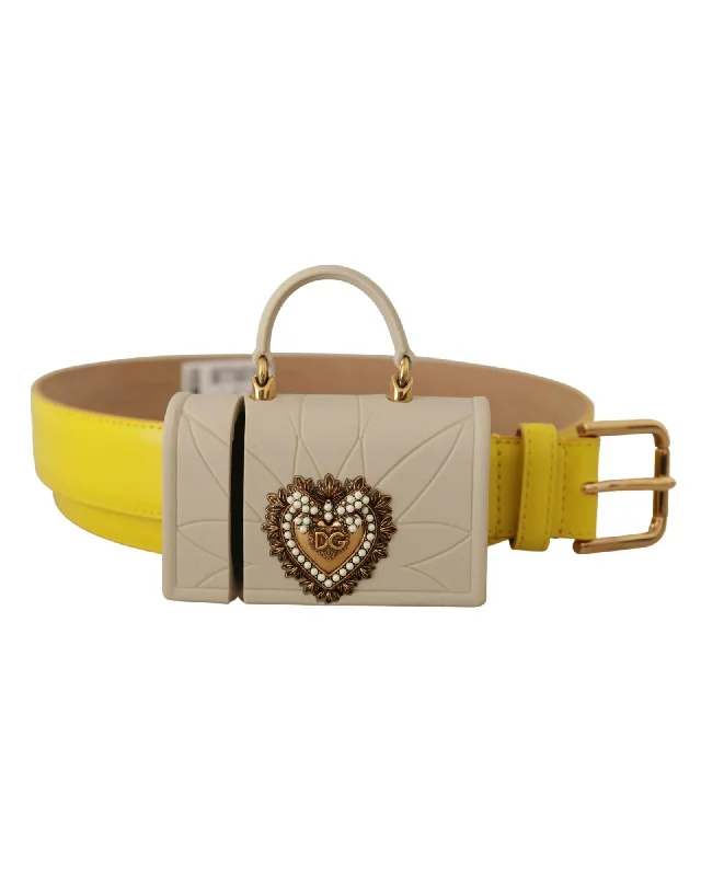 Dolce & Gabbana  Yellow Mini Bag Belt